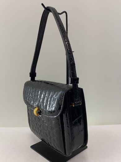 商品画像：ショルダーバッグ/レザー/BLK/クロコダイル// 2