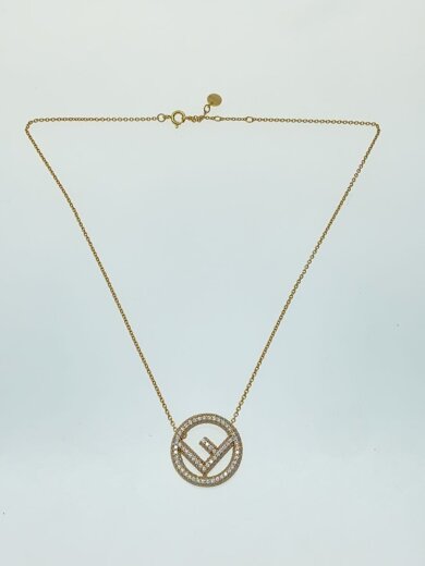 商品画像：ネックレス/--/ラインストーン/GLD/トップ有/レディース/エフイズフェンディ 2