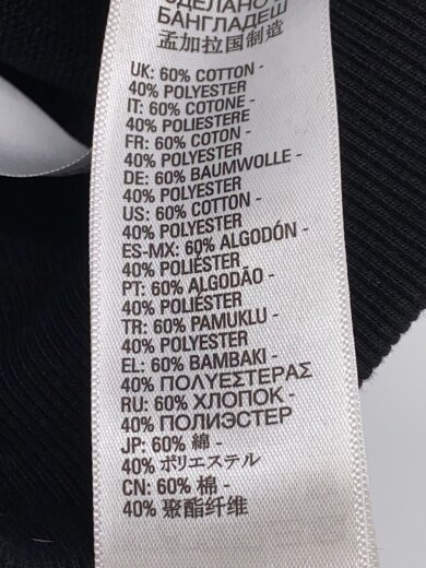 画像：DIESELジップパーカー/S/コットン/BLK/A003274