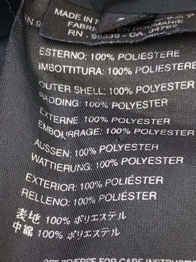 商品画像：00s/中綿ジャケット/L/ポリエステル/ブラック 5