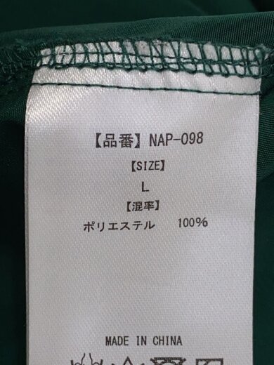 商品画像：半袖シャツ/L/ポリエステル/GRN/無地/NAP-098 4