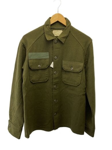 商品画像：長袖シャツ/S/ウール/GRN 1
