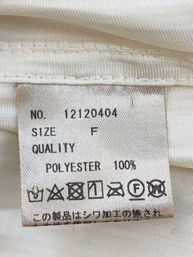 商品画像：長袖シャツ/FREE/ポリエステル/IVO/12120404/Crepesatin Over Shirts// 4