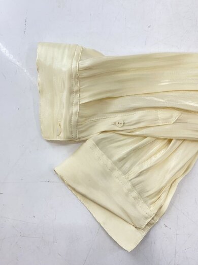 商品画像：長袖シャツ/FREE/ポリエステル/IVO/12120404/Crepesatin Over Shirts// 6