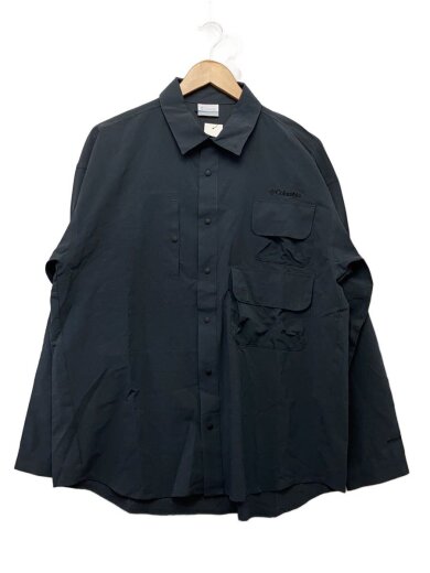 商品画像：Enjoy Mountain Life OFZ LS Shirt/長袖シャツ/L/ポリエステル/GRY 1