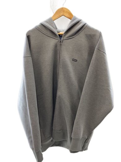商品画像：ジップパーカー/XXL/ポリエステル/GRY// 1
