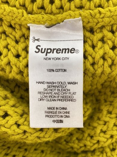 商品画像：ニット・セーター(厚手)/L/コットン/YLW 4