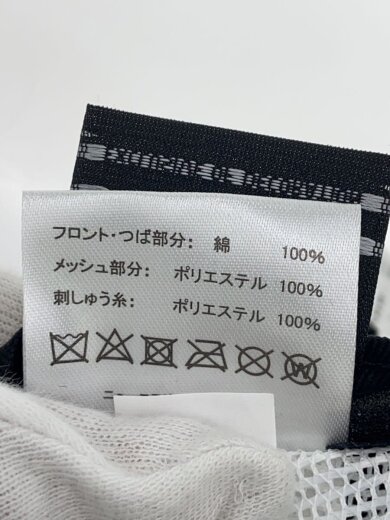 商品画像：メッシュキャップ/--/ポリエステル/WHT/無地/メンズ 6