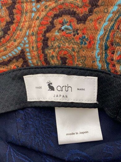 商品画像：バケットハット/--/コットン/RED/ペーズリー/メンズ 5