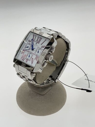 画像：Salvatore Marraクォーツ腕時計/アナログ/ステンレス/WHT/SLV/SM-1711-92