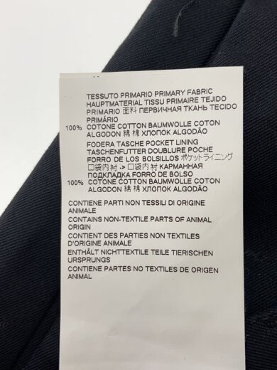 商品画像：19SS/CHINO TROUSERS/チノスラックスパンツ/52/コットン/BLK/S74KB0267 S41794 6