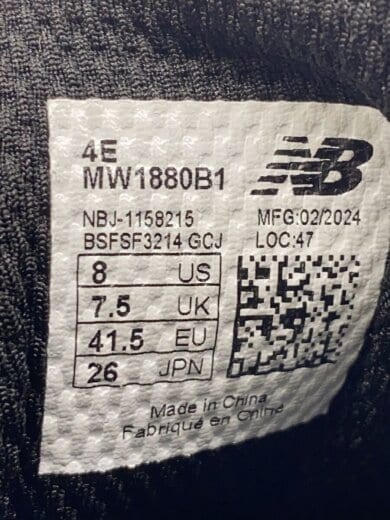 商品画像：ローカットスニーカー/26cm/BLK/MW1880B1 5