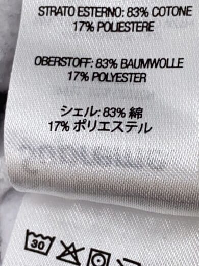 商品画像：パーカー/L/コットン/WHT/無地 5