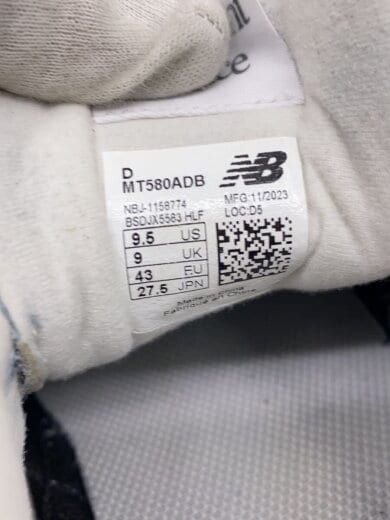 商品画像：580/Dark Olivine/ローカットスニーカー/US9.5/GRY/MT580ADB// 5