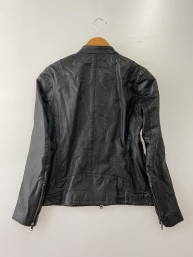 商品画像：シングルライダースジャケット/S/レザー/BLK/17-011-464-0210-1-0 2