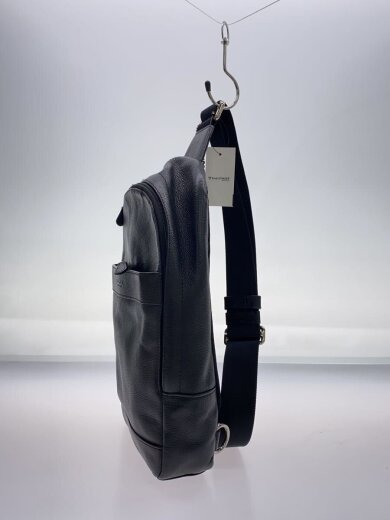 商品画像：クロスボディバッグ/バムバッグ/ウエストバッグ/レザー/BLK// 2