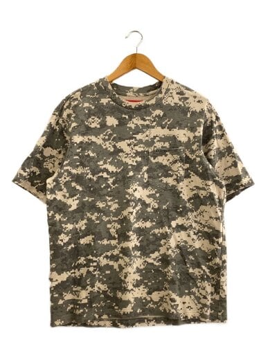 商品画像：25aw/S/S Pocket Tee digi camo/Tシャツ/S/コットン/KHK/カモフラ// 1