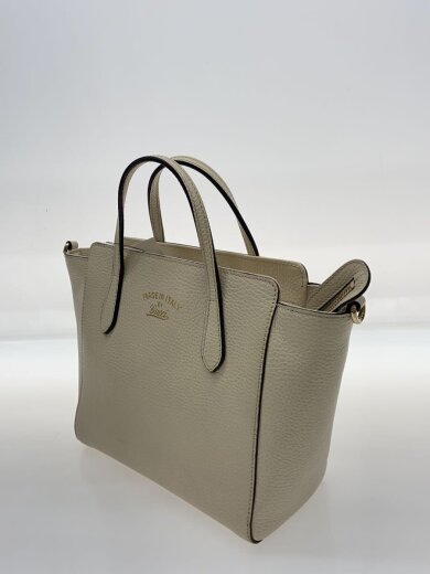 商品画像：トートバッグ_スウィング/レザー/WHT 2