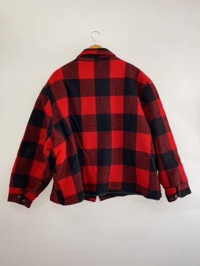商品画像：ヴィンテージバッファローチェックボアライナーシャツジャケット/XXXL/ウール/RED/16010// 2