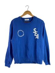 WIND AND SEA/スウェット/S/コットン/BLU