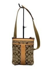 スウィング・ショルダーバッグ_シグネチャー_ベージュ/キャンバス/BEG/総柄