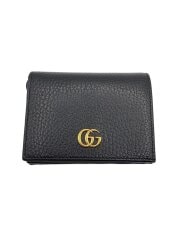 カードケース_GGマーモント/レザー/BLK/レディース