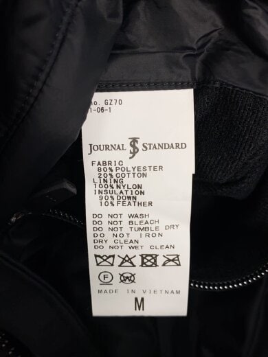 商品画像：ダウンジャケット/M/ナイロン/BLK/25-011-600-2280-3-0 4