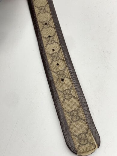 商品画像：ベルト/レザー/BRW/総柄/メンズ/142931 4