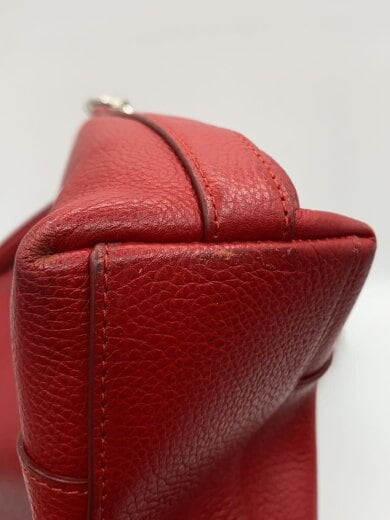 商品画像：ショルダーバッグ/レザー/RED/無地 7