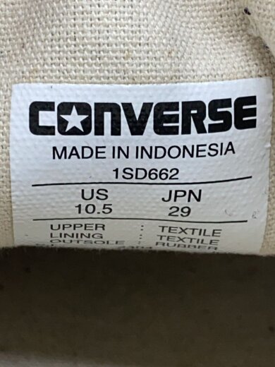 商品画像：ハイカットスニーカー/29cm/BLK/キャンバス/1SD662 5