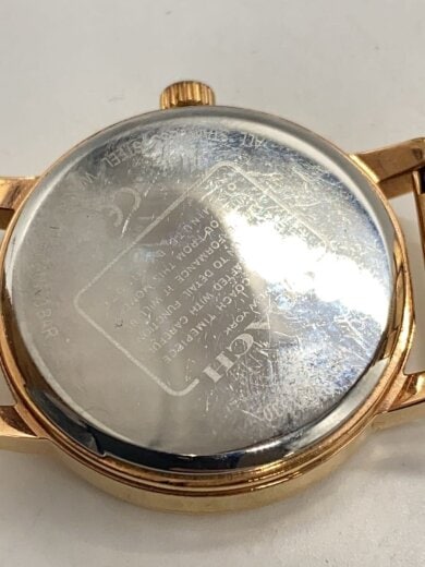 商品画像：クォーツ腕時計/アナログ/--/GLD/GLD 3