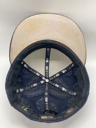 商品画像：キャップ/7 1/2/NVY/ペーズリー/メンズ 4