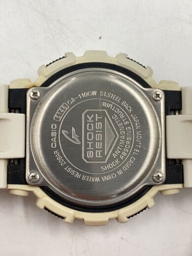 商品画像：クォーツ腕時計・G-SHOCK/デジアナ/ラバー/WHT/WHT// 3