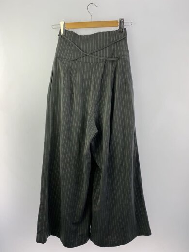 商品画像：ワイドパンツ/38/ポリエステル/GRY/ストライプ/31241465614 2