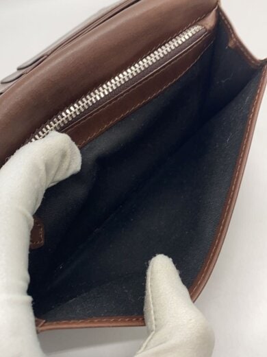 商品画像：長財布/レザー/BRW/無地/メンズ 6