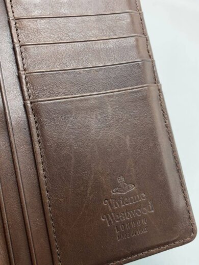 商品画像：長財布/レザー/BRW/無地/メンズ 7