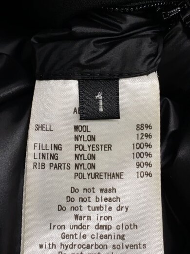 商品画像：ジャケット/1/ウール/BLK/無地/AB42-028 4