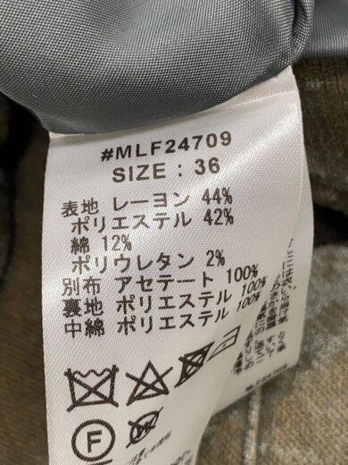 商品画像：ブルゾン/36/レーヨン/GRN/無地/MLF24709 4