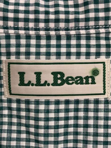 商品画像：半袖シャツ/L/コットン/GRN/ギンガムCK 3