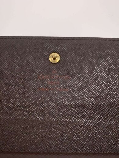 商品画像：1)ポルト・フォイユ・サラ_ダミエ・エベヌ/PVC/BRW/メンズ 3