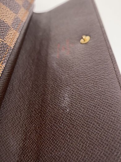 商品画像：1)ポルト・フォイユ・サラ_ダミエ・エベヌ/PVC/BRW/メンズ 7