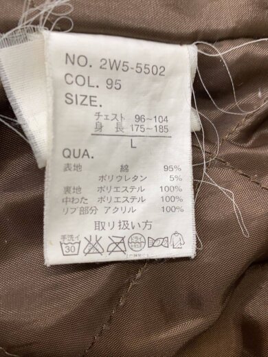 商品画像：ブルゾン/L/コットン/BRW/無地/2W5-5502// 4
