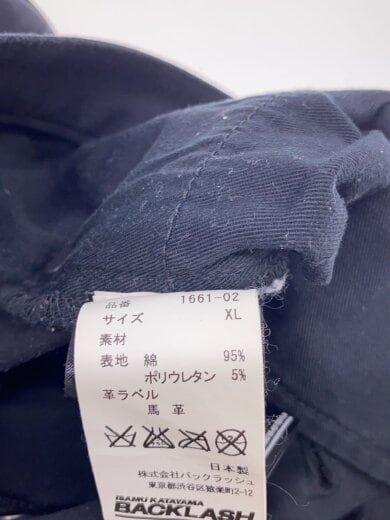 商品画像：ボトム/XL/コットン/BLK/無地/1661-02 5