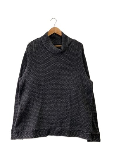 商品画像：ニット・セーター(厚手)/M/コットン/BLK/無地// 1