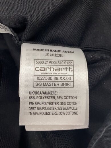 商品画像：半袖シャツ/L/ポリエステル/BLK/無地/Carhartt// 4