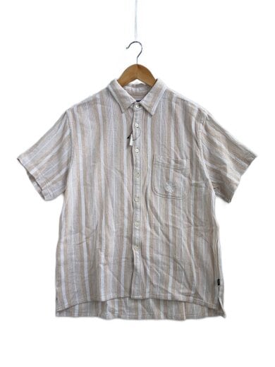 商品画像：半袖シャツ/L/コットン/BEG/ストライプ/241BoTT01/BoTT// 1