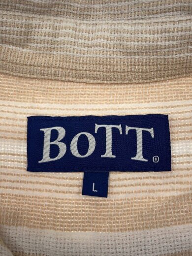 商品画像：半袖シャツ/L/コットン/BEG/ストライプ/241BoTT01/BoTT// 3