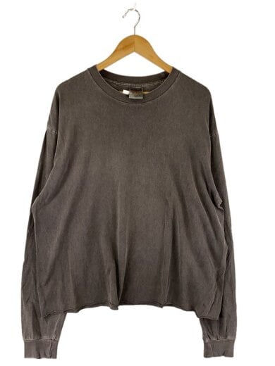 商品画像：長袖Tシャツ/XXL/コットン/GRY/無地// 1
