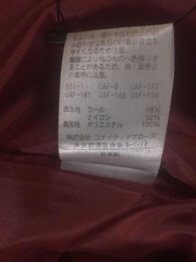 画像：BEAUTY&YOUTH UNITED ARROWSモッサカラーレスコート/コート/--/ウール/RED/1625-225-4148/5