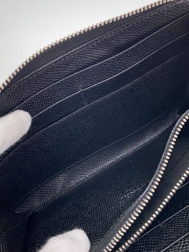 商品画像：長財布/レザー/BLK/無地/メンズ// 6